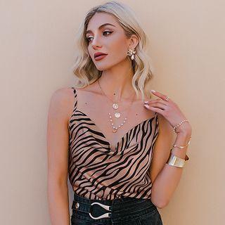 Zebra Print Cami Top
