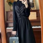 Panel Ruched Dress