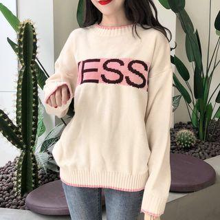 Yess!! Round-neck Knit Sweater