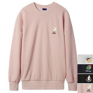 Egg-cellent Embroidered Sweatshirt