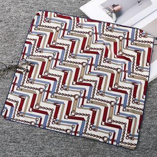 Patterned Satin Scarf