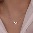 Cube Necklace With Gift Box - 1 Pc - Silver - One Size
