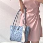 Floral Canvas Tote Bag / Pouch / Set