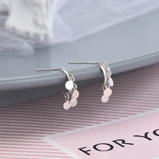 Disc Earring Es751 - 1 Pair - One Size