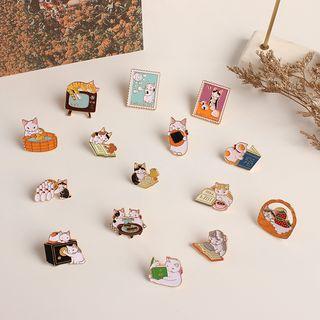 Alloy Cat Brooch Pin (various Designs)