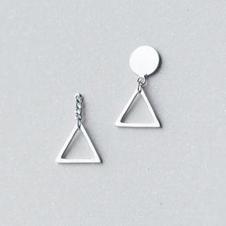 925 Sterling Silvertriangle Earrings