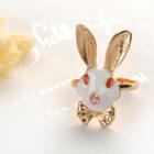 Rabbit Ring  Gold - One Size