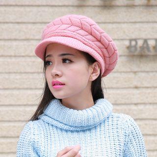 Fleece-lined Knit Casquette