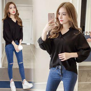 Buttoned Back Top (various Designs)