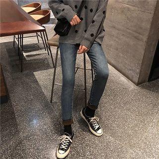 Cropped Washed Jeggings