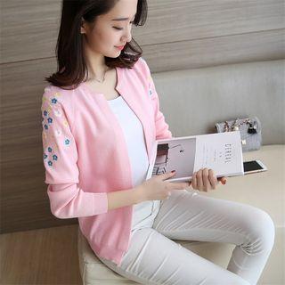 Embroidery Flower Cardigan