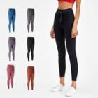 High-waist Tie-strap Yoga Pants