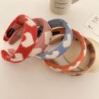 Heart Flannel Headband