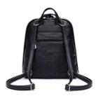 Chained Faux-leather Backpack