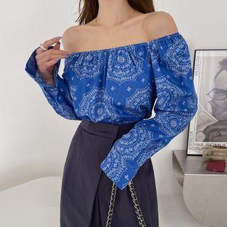 Off-shoulder Pasiely Blouse