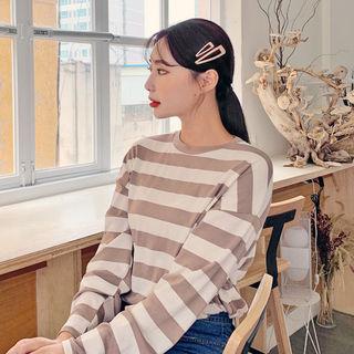 Boxy-fit Marine Stripe T-shirt