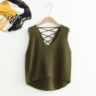 Lattice Knit Vest