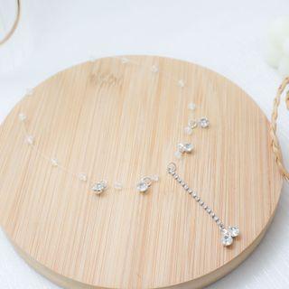 Faux Pearl / Faux Crystal Alloy Choker