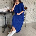 Colored Long T-shirt Dress