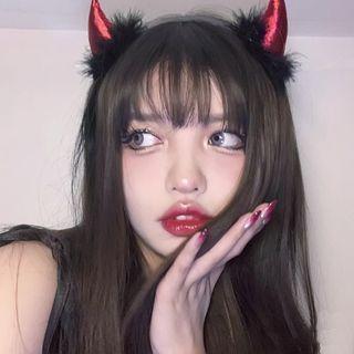 Devil Horn Face Wash Headband