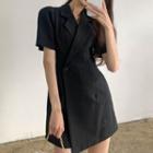 Wrap Short-sleeve Playsuit