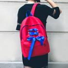 Lace Up Canvas Backpack