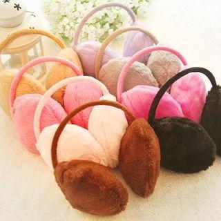 Chenille Earmuffs Random - One Size