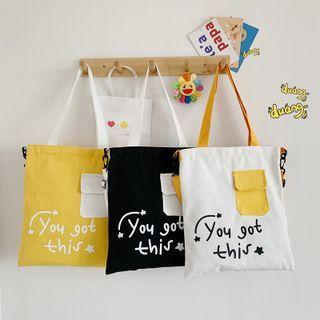 Color Panel Canvas Bag