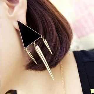 Triangle Spike Earrings