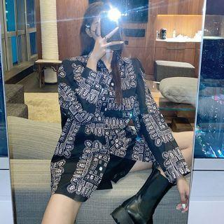 Lightweight Printed Loose Shirt