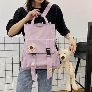 Plain Top Handle Snap Buckle Backpack / Bag Charm