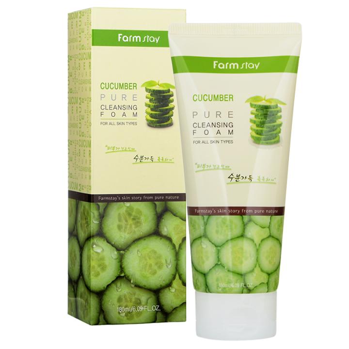 Farm Stay - Cucumber Pure Cleansing Foam 180ml