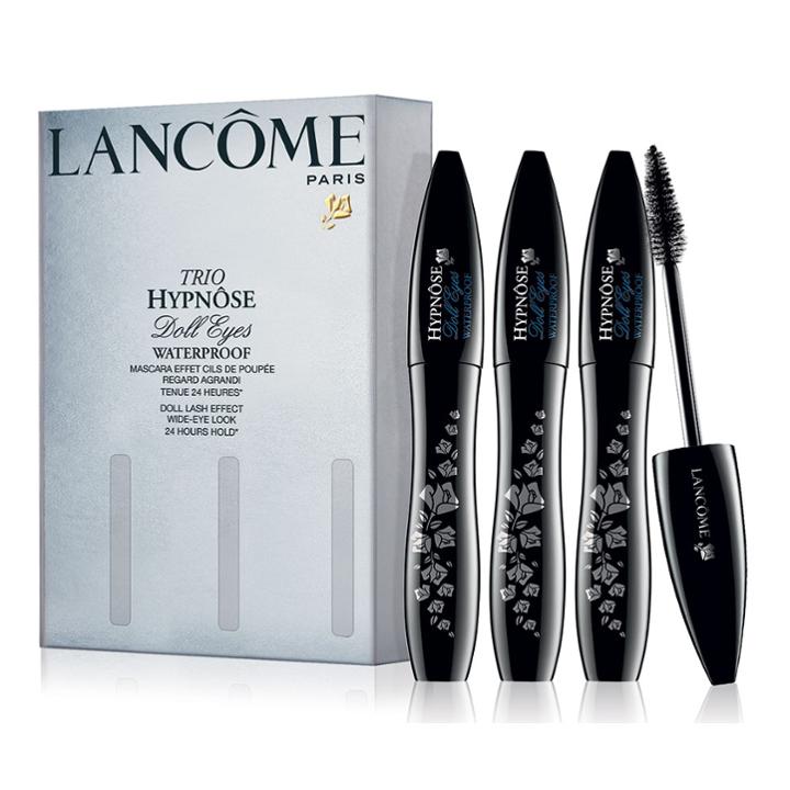 Lancome - Trio Hypnose Doll Eyes Waterproof Mascara (#01 Noir Midnight) 6.5ml X 3 Pcs 3 Pcs