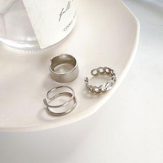 Metal Ring Set - Ring - One Size