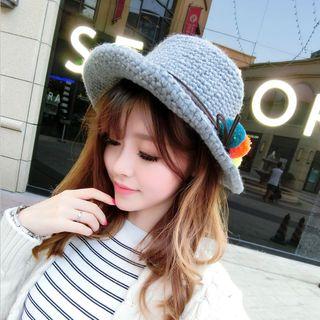 Bobble Knit Bucket Hat