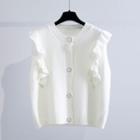 Ruffle Sweater Vest
