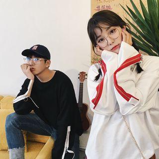 Couple Matching Zip Detail Pullover