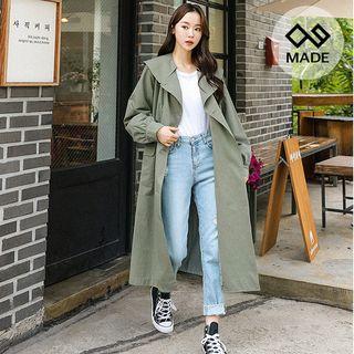 Double-breasted Capelet Coat