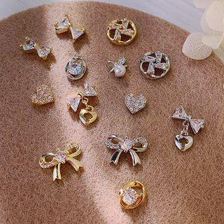 Rhinestone Alloy Nail Art Decoration (various Designs)
