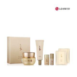 Sooryehan - Ginseng Cream Set: Cream 60ml + 33ml + First Essence 30ml + Essence 10ml + Mask 2pcs 6pcs