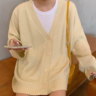 V-neck Knitted Cardigan