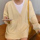 V-neck Knitted Cardigan