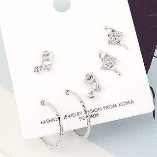 Set: Alloy Earring (assorted Designs) 140461 - Set - As Shown In Figure - One Size
