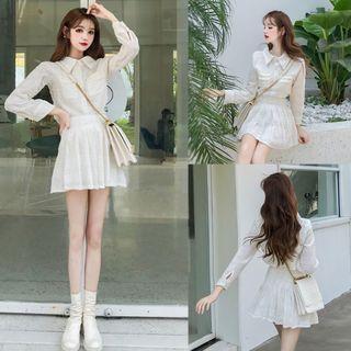 Tweed Shirt / Mini Skirt