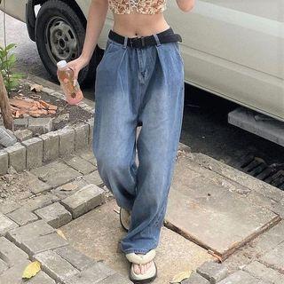 Low-waist Loose-fit Pants