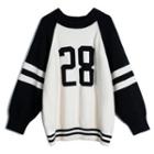 Numbering Sweater Off-white - One Size
