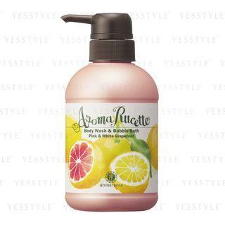 House Of Rose - Aroma Rucette Body Wash & Bubble Bath (pink & White Grapefruit) 350ml