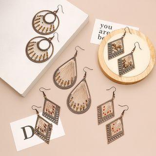 Woven Alloy Dangle Earring (various Designs)