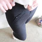 Linen Blend Slim-fit Pants