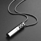 Aromatherapy Essential Oil Pendant Stainless Steel Necklace